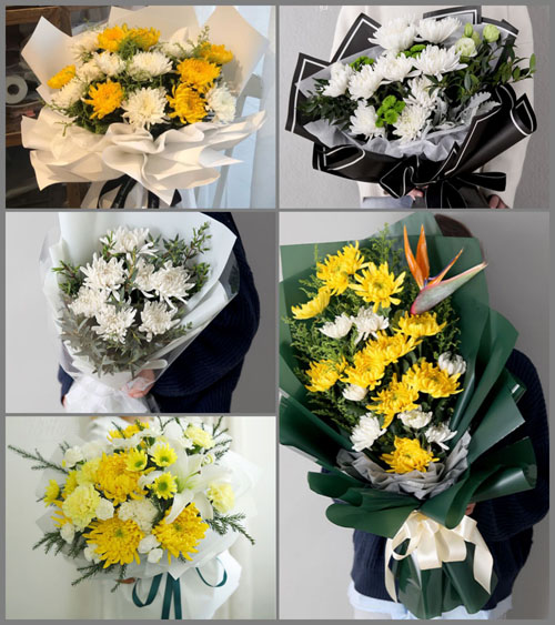 安徽马鞍山花山区慈湖街道林里村白事花束代送